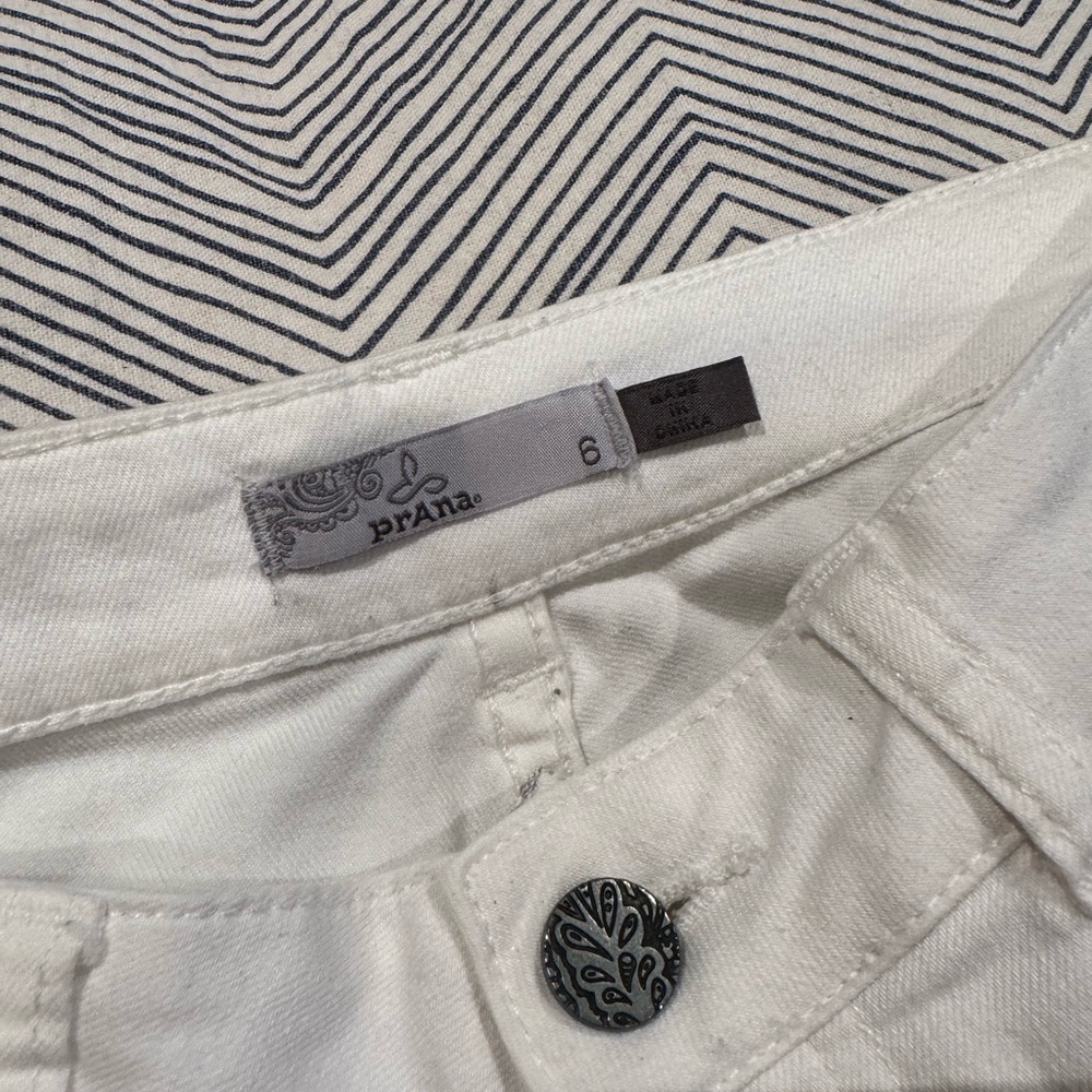 Prana White Jeans View 3